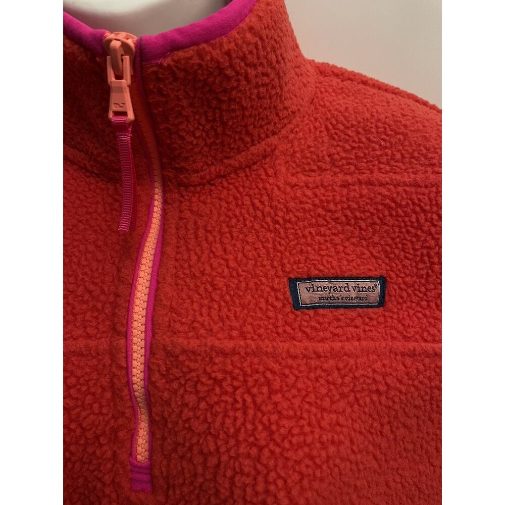 Vineyard Vines Women's Sherpa 1/4 Zip Size Small